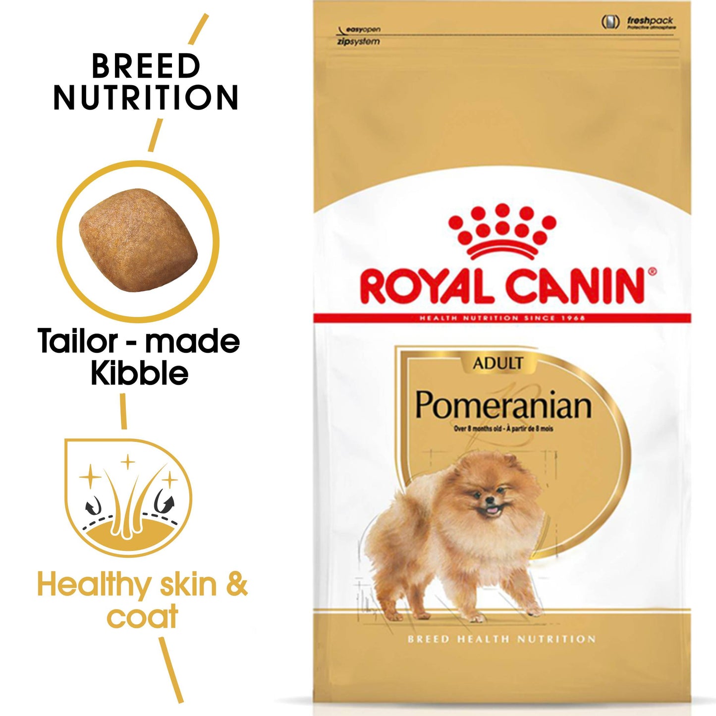 Royal Canin BHN Pomeranian Adult Dry Dog Food 3kg